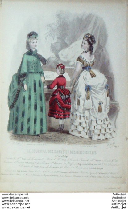 Journal des Dames Demoiselles 1869 # 944b (Maison Herts)