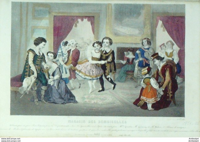 Magasin des demoiselles 1851 # 12b Travestissements