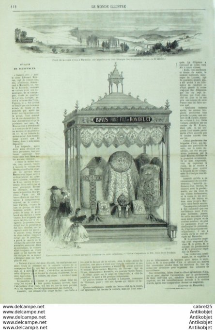 Le Monde illustré 1867 n°540 Autriche Salzbourg Turquie Suisse Geneve Italie Rome