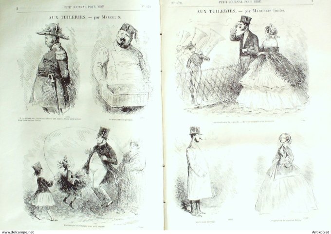Petit journal pour Rire 1858 # 179 Les Domestiques Boussuat