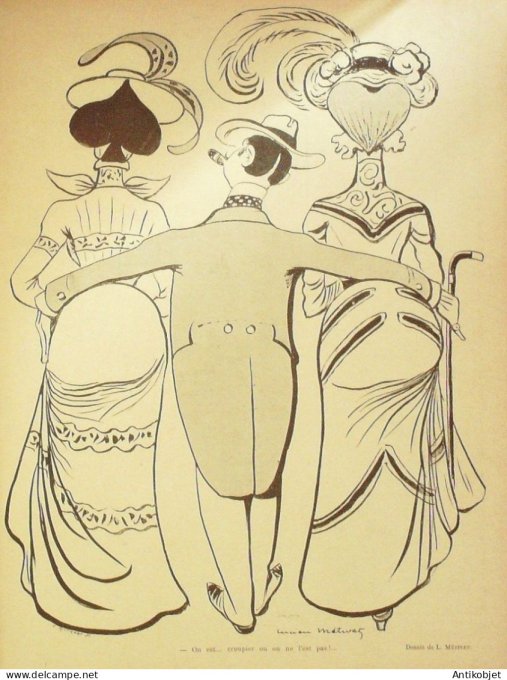 Le Rire 1899-07-22 # 246 Journal humoristique Ed.Originale Lune de miel