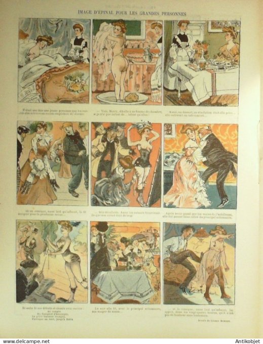 Le Rire 1905-10-21 # 142 Journal humoristique Ed.Originale Lecon d'Anatomie