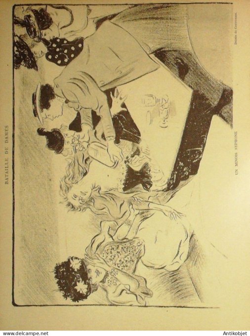 Le Rire 1899-07-22 # 246 Journal humoristique Ed.Originale Lune de miel