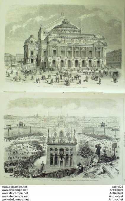 Le Monde illustré 1867 n°540 Autriche Salzbourg Turquie Suisse Geneve Italie Rome
