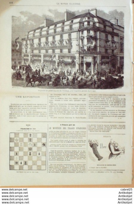 Le Monde illustré 1870 n°675 Tours (37) Espagne Cataluyud Italie Rome Carnaval Henri De Bourbon Duc 