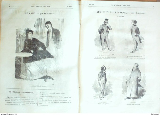 Petit journal pour Rire 1863 # 453 Miseres des demenagements Morel