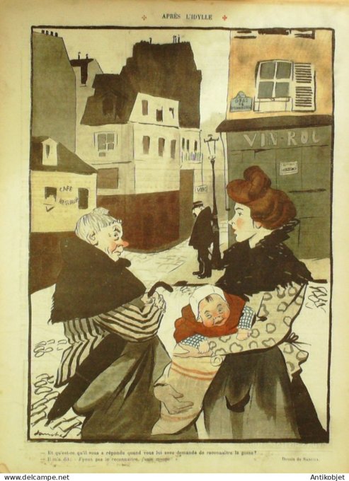 Le Rire 1907-04-27 # 221 Journal humoristique Ed.Originale Cherubins