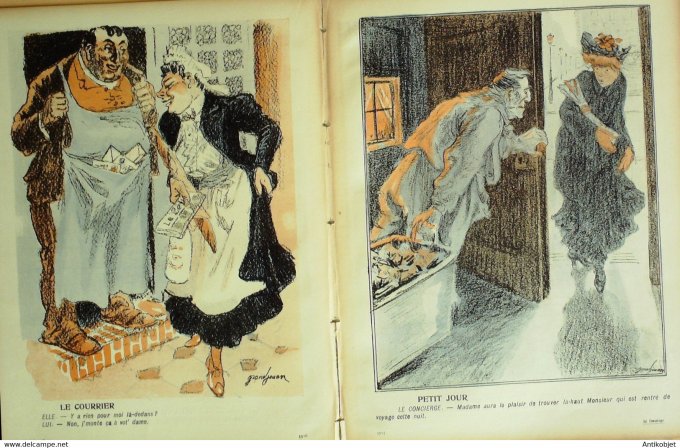 L'Assiette au beurre 1905 # 200 Le concierge Grandjouan