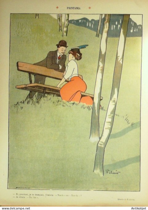 Le Rire 1907-04-27 # 221 Journal humoristique Ed.Originale Cherubins