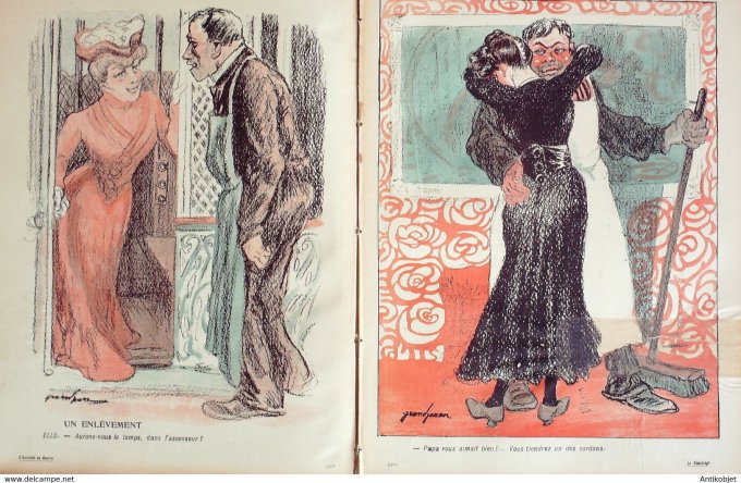 L'Assiette au beurre 1905 # 200 Le concierge Grandjouan
