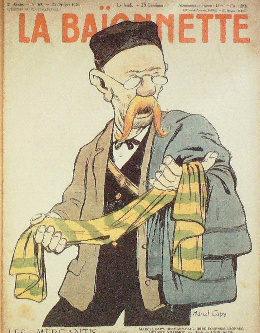 La Baionnette 1916 n°069 (Les Mercantis) IRIBE LEONNEC FOURNIER ABRIC