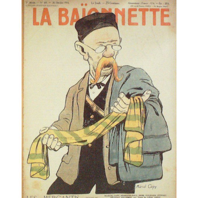 La Baionnette 1916 n°069 (Les Mercantis) IRIBE LEONNEC FOURNIER ABRIC