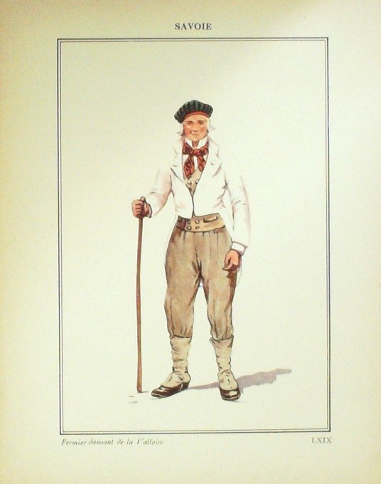 Auvergne-Rhône-Alpes Savoie Valloire Fermier 1920