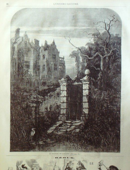 L'Univers illustré 1858 n° 6 Monténégro Cattaro Prince Danilo Vladika Guilleri (85)