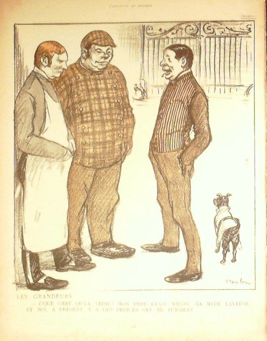 L'Assiette au beurre 1901 n°  6 Le miroir des alouettes Braun Willette Jossot
