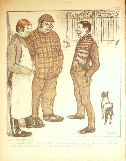 L'Assiette au beurre 1901 #   6 Le miroir des alouettes Braun Willette Jossot