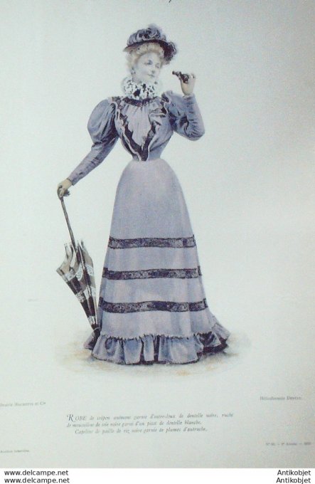 La Mode pratique 1893 # 30 Robe de crépon