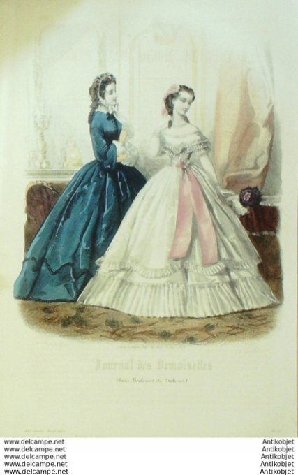 Journal des Dames et Demoiselles 1854 n°359 Amazone