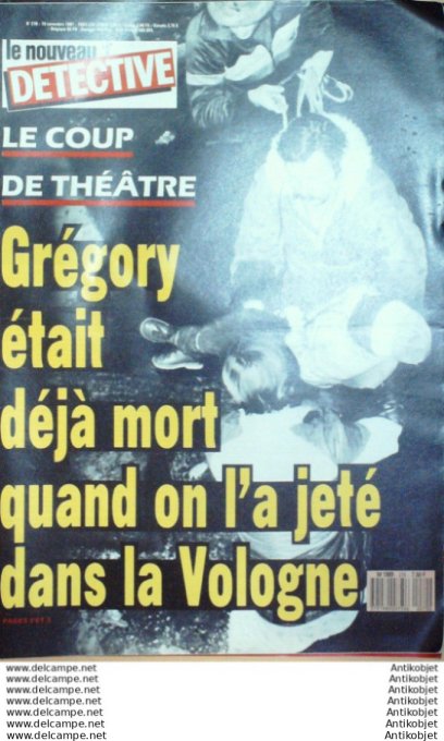 Détective 1988 # 270 Lisieux St-Maur Chateauroux Lepanges Belfort Caen Blainville La Réole