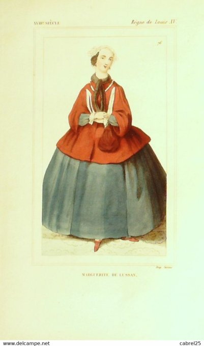 De Lussan Marguerite Louis Xv 18ème 1852