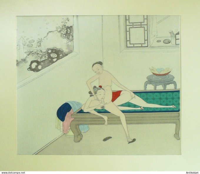 Estampe Chinoise scène érotique 5