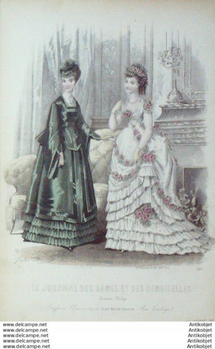 Journal des Dames Demoiselles 1869 # 945 (Marché Parisien)