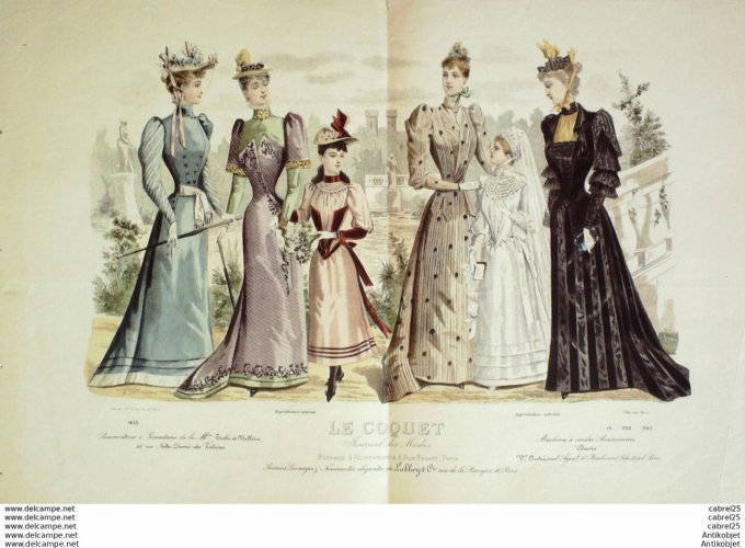 Gravure de mode Le Moniteur 1849 n°35