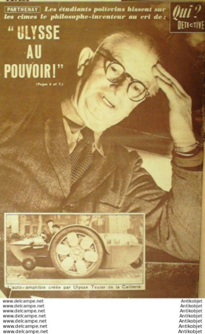 Détective 1953 # 354 Poitiers Mont-de-Marsan Gagny Marseille Aubagne