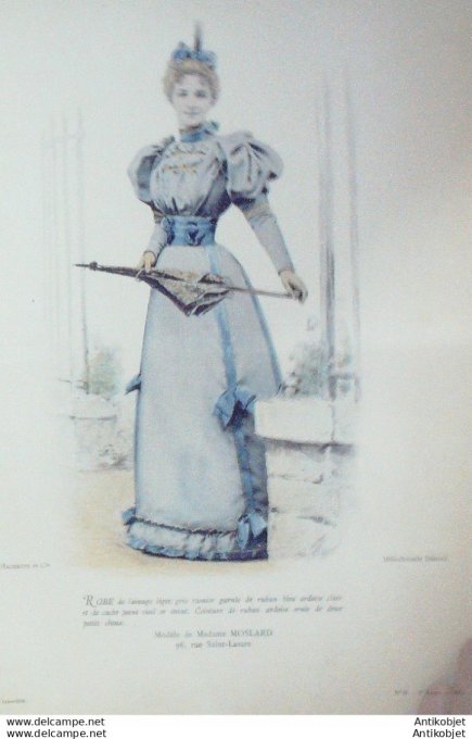 La Mode pratique 1893 # 31 Robe de lainage