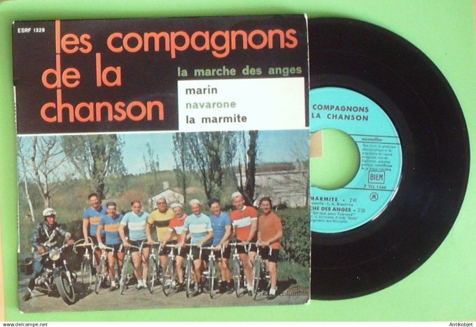 Les Compagnons de la chanson 45T EP La marmite (languette) 1961