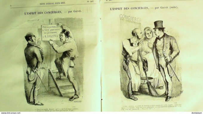 Petit journal pour Rire 1859 # 207 Un Million de dot Bertall