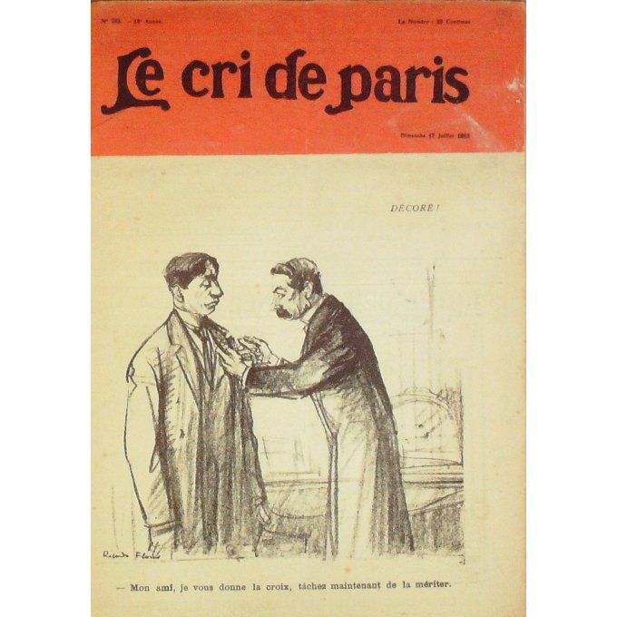 Le Cri de Paris 1910 n° 703 FLORES CLEMENCEAU CH DUMONT BERTEAUX GUILLAUME II
