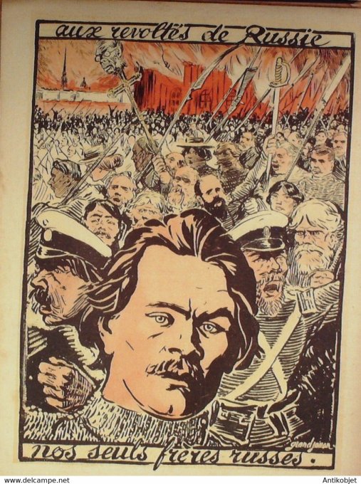 L'Assiette au beurre 1902 #  63 Alliance Franco Russe Grandjouan