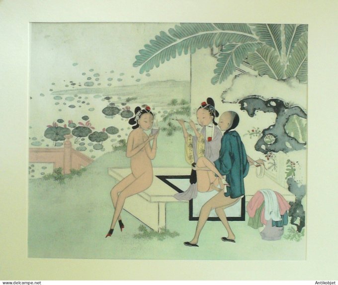 Estampe Chinoise scène érotique 6