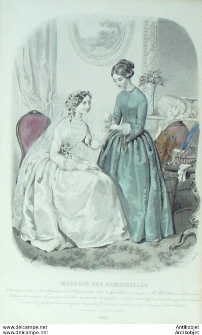 Magasin des demoiselles 1851 #  3 Mariée