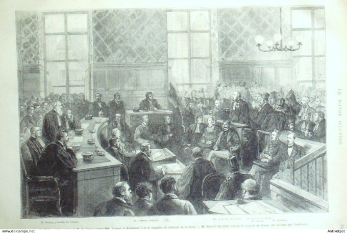 Le Monde illustré 1880 n°1236 Corbana (20) Croatie Agram Albanaises