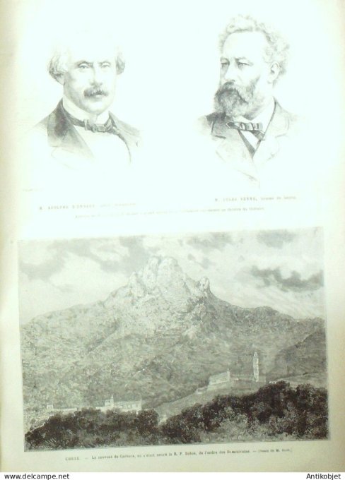 Le Monde illustré 1880 n°1236 Corbana (20) Croatie Agram Albanaises