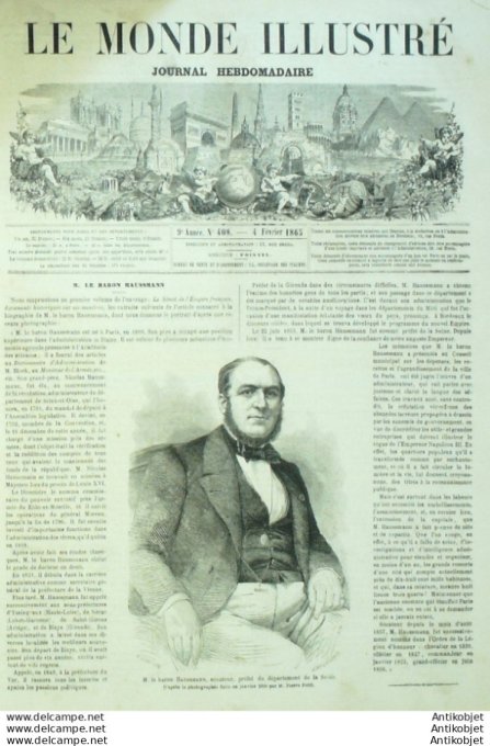 Le Monde illustré 1865 n°408 El Hadjira Saloum Kaoleck Tai Pings