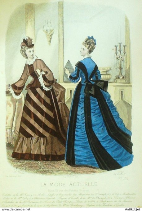 La Mode actuelle 1852 # 174 (Maison Graux)