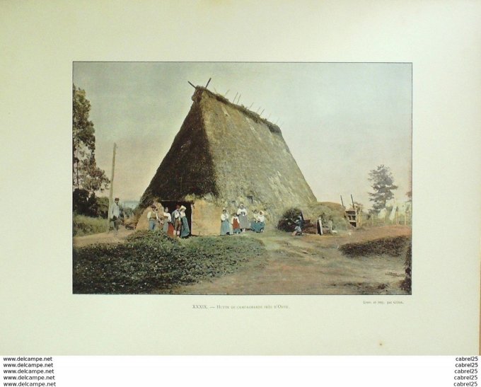 Italie HUTTE de campagnards près D'OSTIE