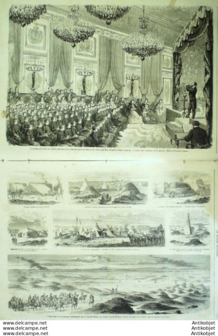 Le Monde illustré 1865 n°408 El Hadjira Saloum Kaoleck Tai Pings