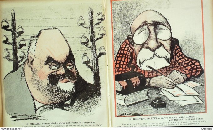 L'Assiette au beurre 1905 # 202 Bébés et Ministres Camara