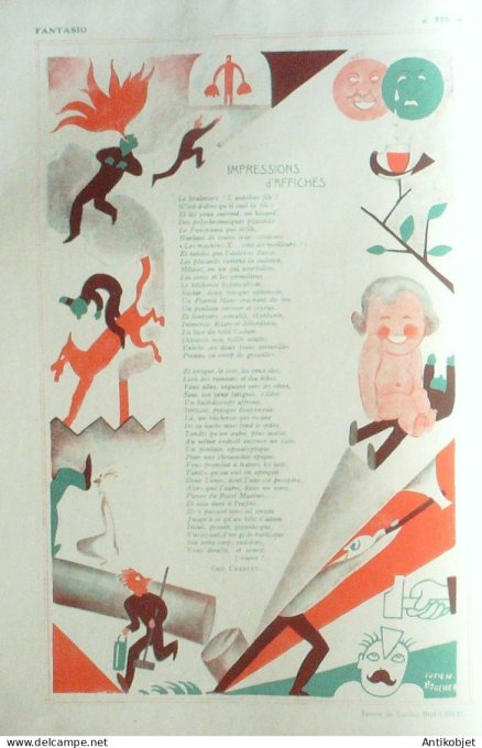 Fantasio 510 1928 Vallee Boucher Pem Bruller Boulier Dufau