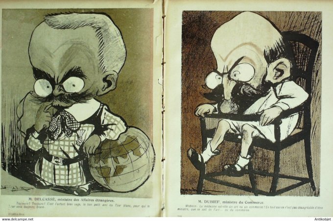 L'Assiette au beurre 1905 # 202 Bébés et Ministres Camara