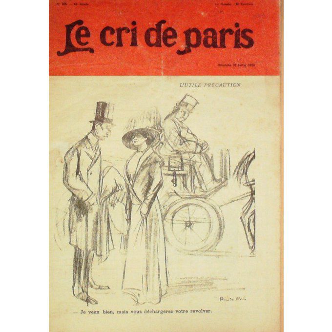Le Cri de Paris 1910 n° 705 FLORES LEOPOLD DELISLE A ALLAIS HUGO BALZAC BAMBERGER