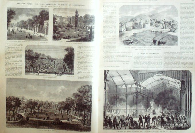 L'Univers illustré 1868 # 705 Royaume-Uni Vigra Siam Bangkok Bulgarie Belgrade Comores Fomboni Bosni