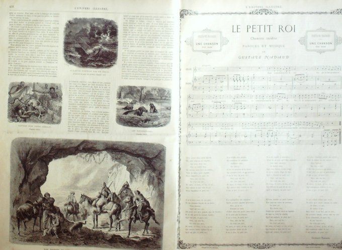 L'Univers illustré 1868 # 705 Royaume-Uni Vigra Siam Bangkok Bulgarie Belgrade Comores Fomboni Bosni