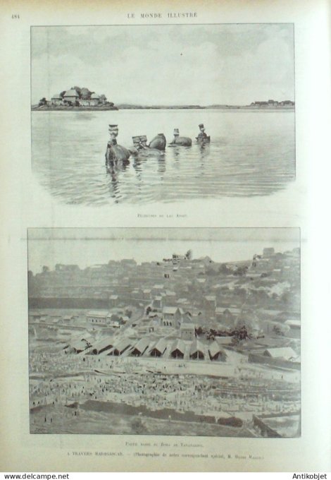 Le Monde illustré 1899 n°2229 Madagascar Anozy Ladysmith  Lombard's Kop Rambouillet (78)