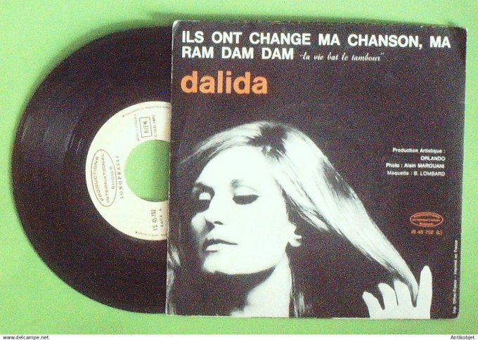 Dalida 45T SP Ils ont changé ma chanson 38970