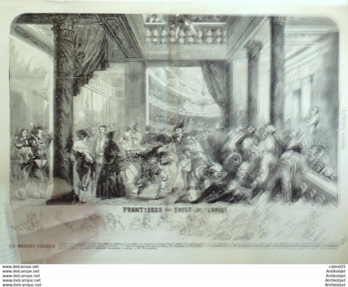 Le Monde illustré 1858 n° 44 Angleterre Buckingam Cochinchine Baie Tourane Calais (62)